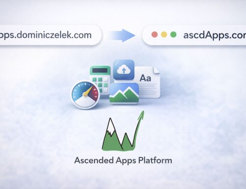 ascdApps.com Is the New Home of apps.dominicZelek.com
